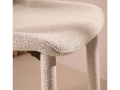 Silla de comedor Astoria beige.