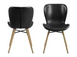 Silla de comedor Bali negra.