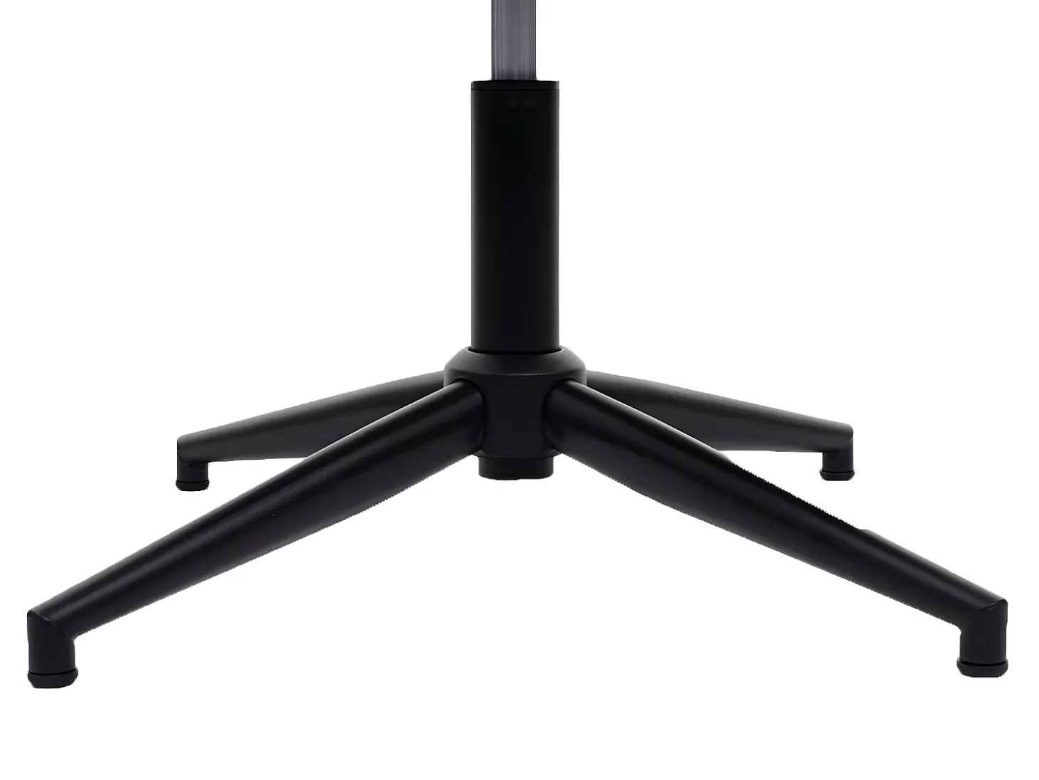 Silla de comedor Cadiz II (set de 2), tela/textil gris oscuro, base negra