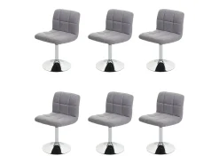 Silla de comedor Cadiz (set de 6), gris claro