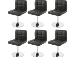 Silla de comedor Cadiz (set de 6), gris