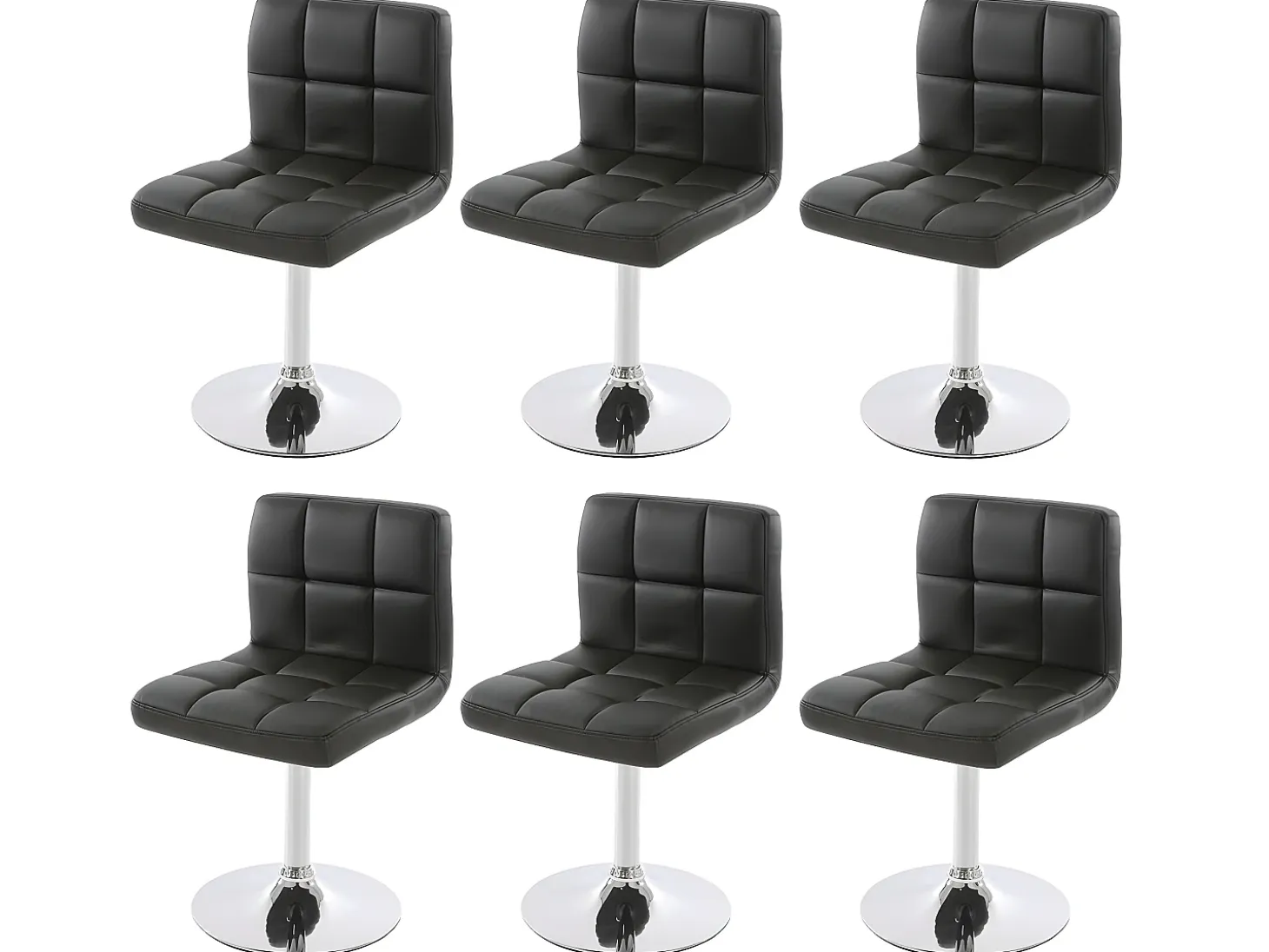 Silla de comedor Cadiz (set de 6), gris