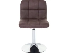 Silla de comedor Cadiz (set de 6), vintage marrón oscuro