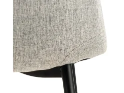 Silla de comedor Celia gris.