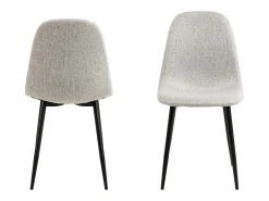 Silla de comedor Celia gris.