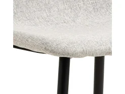 Silla de comedor Celia gris.