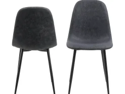 Silla de comedor Celia gris.