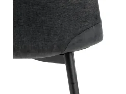 Silla de comedor Celia gris.