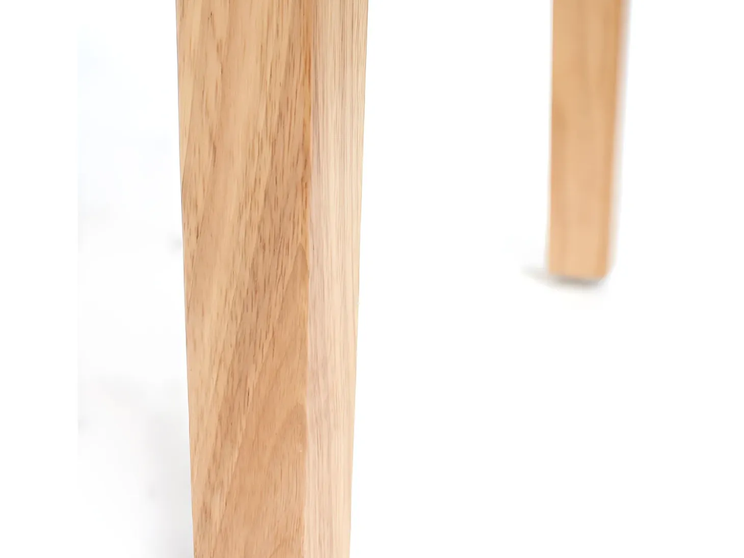 Silla de comedor Cesena (set de 2), polipiel mate, color crema, patas claras