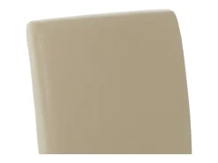 Silla de comedor Crotone (set de 6), crema, patas claras