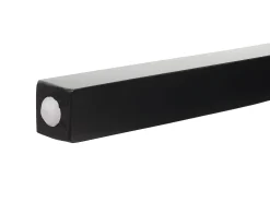 Silla de comedor Crotone, negro, patas oscuras