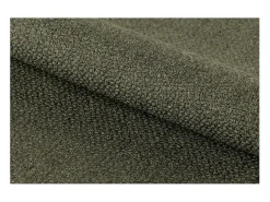 Silla de comedor Darlene con reposabrazos tela verde.