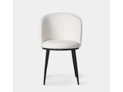 Silla de comedor de Borreguito Blanco 80 x 51- Nolan