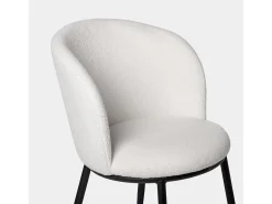 Silla de comedor de Borreguito Blanco 80 x 51- Nolan