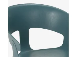 Silla de comedor de diseño moderno para bar y restaurante Evelyn - Azul Marino