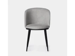 Silla de comedor de Tela Gris 80 x 51- Nolan