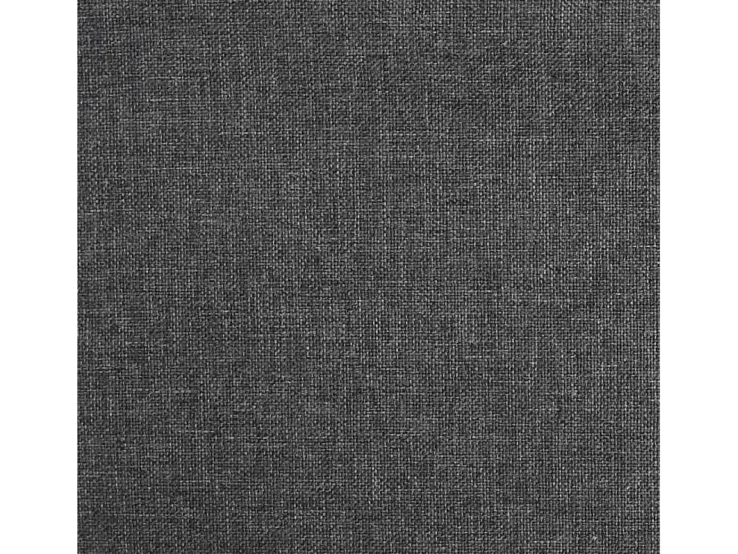 Silla de comedor de tela gris oscuro