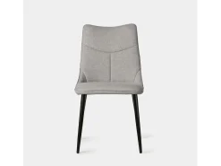 Silla de comedor de Tela Gris 85 x 46- Selma