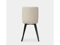 Silla de comedor de Tela Beige 87 x 43- Maia