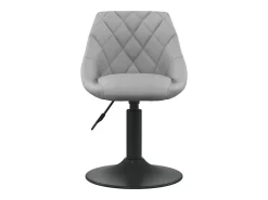 Silla de comedor de terciopelo verde claro