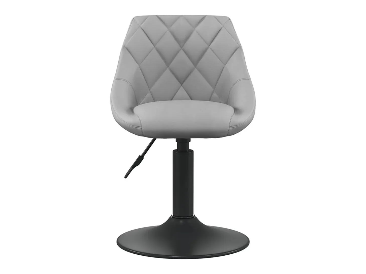 Silla de comedor de terciopelo verde claro