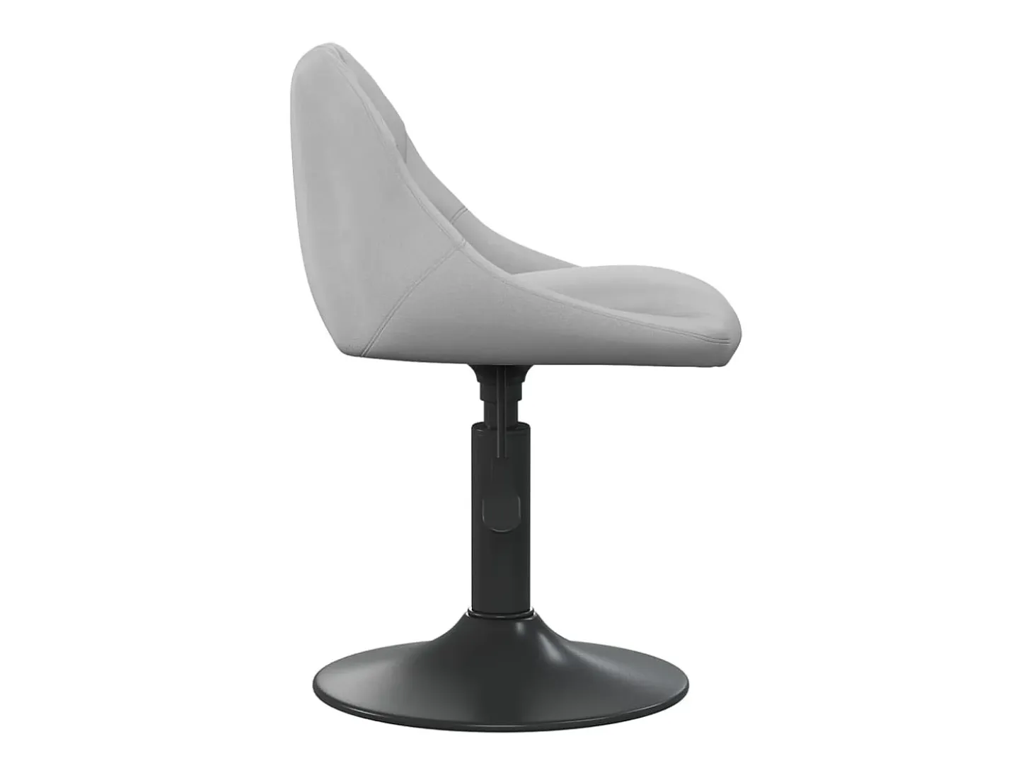 Silla de comedor de terciopelo verde claro