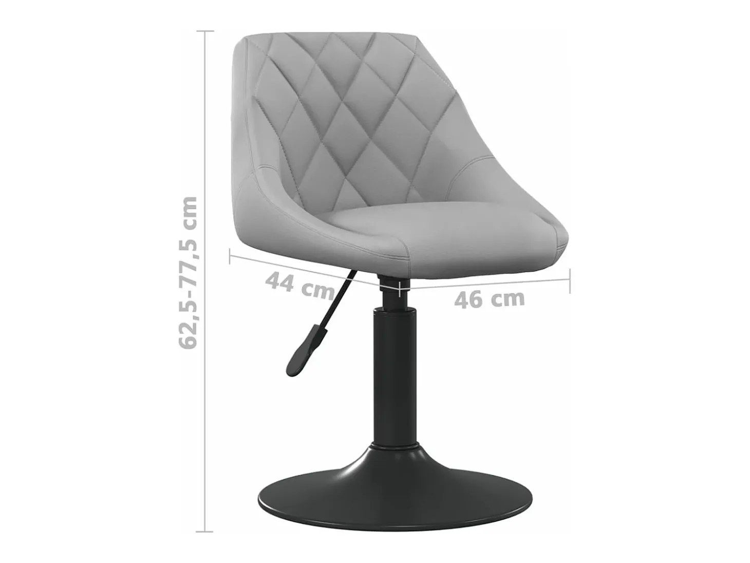 Silla de comedor de terciopelo verde claro
