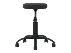 Silla de comedor de terciopelo negro