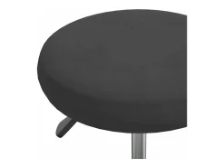 Silla de comedor de terciopelo negro