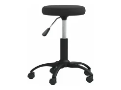 Silla de comedor de terciopelo negro