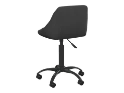 Silla de comedor de terciopelo negro