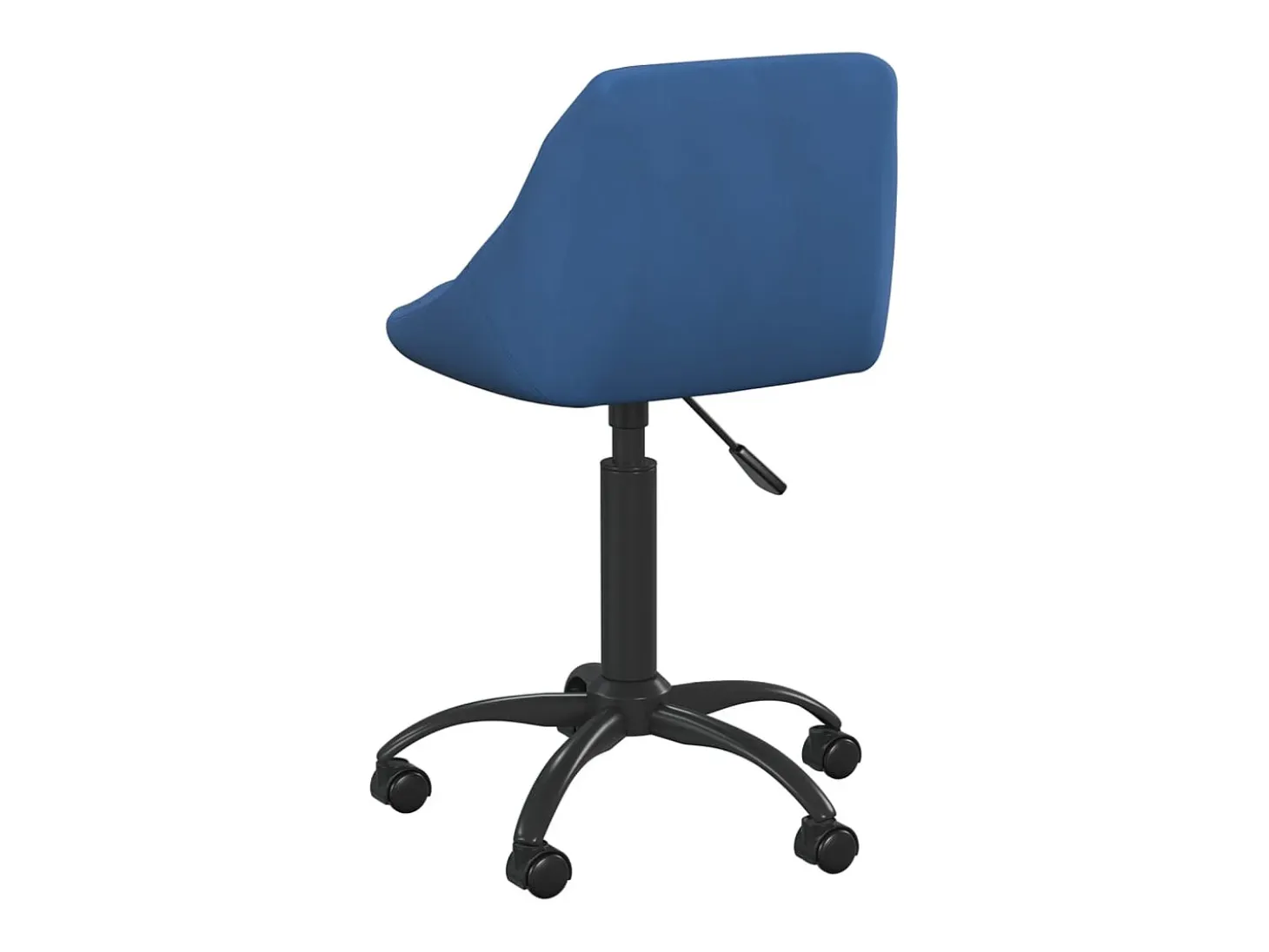 Silla de comedor de terciopelo azul