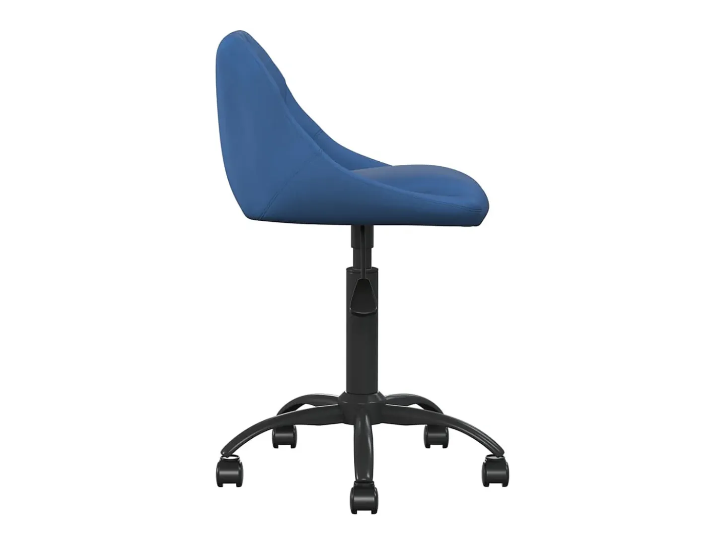 Silla de comedor de terciopelo azul