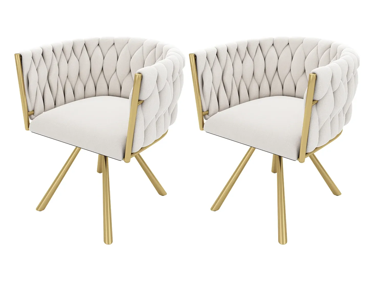 Silla de comedor de terciopelo, sillón de salón, diseño moderno, patas de metal, beige y dorado
