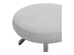 Silla de comedor de terciopelo verde claro