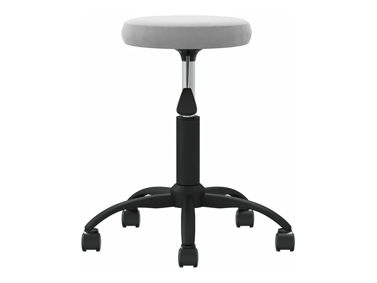 Silla de comedor de terciopelo verde claro