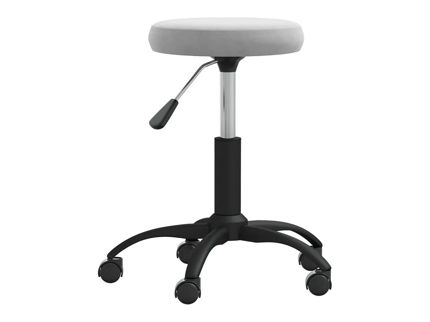 Silla de comedor de terciopelo verde claro