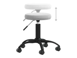 Silla de comedor de terciopelo verde claro