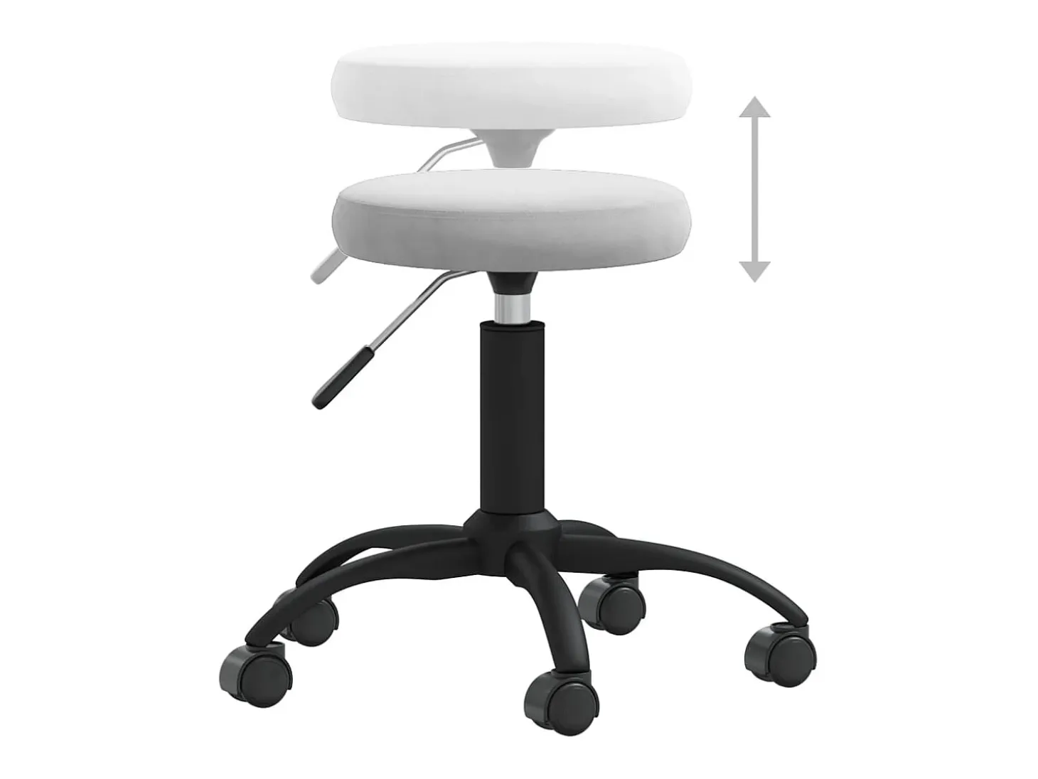 Silla de comedor de terciopelo verde claro