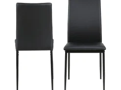 Silla de comedor Des negra.