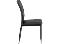 Silla de comedor Des negra.