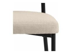 Silla de comedor Edina beige.