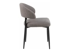 Silla de comedor Edina marrón.