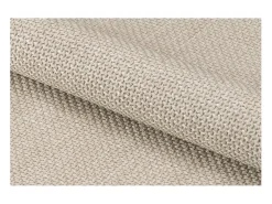 Silla de comedor Eleanor con reposabrazos tela beige.