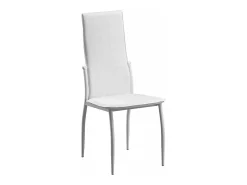 Silla de Comedor en Polipiel/Metal Negro C-01, 6 unidades
