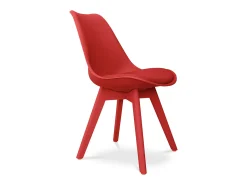 Silla de comedor estilo escandinavo color liso Teva-Gris oscuro