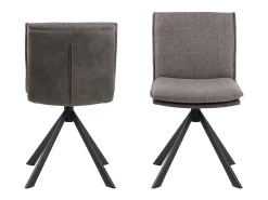 Silla de comedor Flynn marrón.