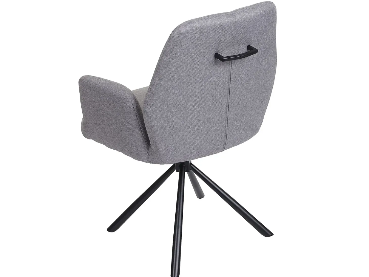 Silla de comedor giratoria MCW-H71, gris claro