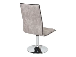 Silla de comedor giratoria MCW-C41, gris vintage