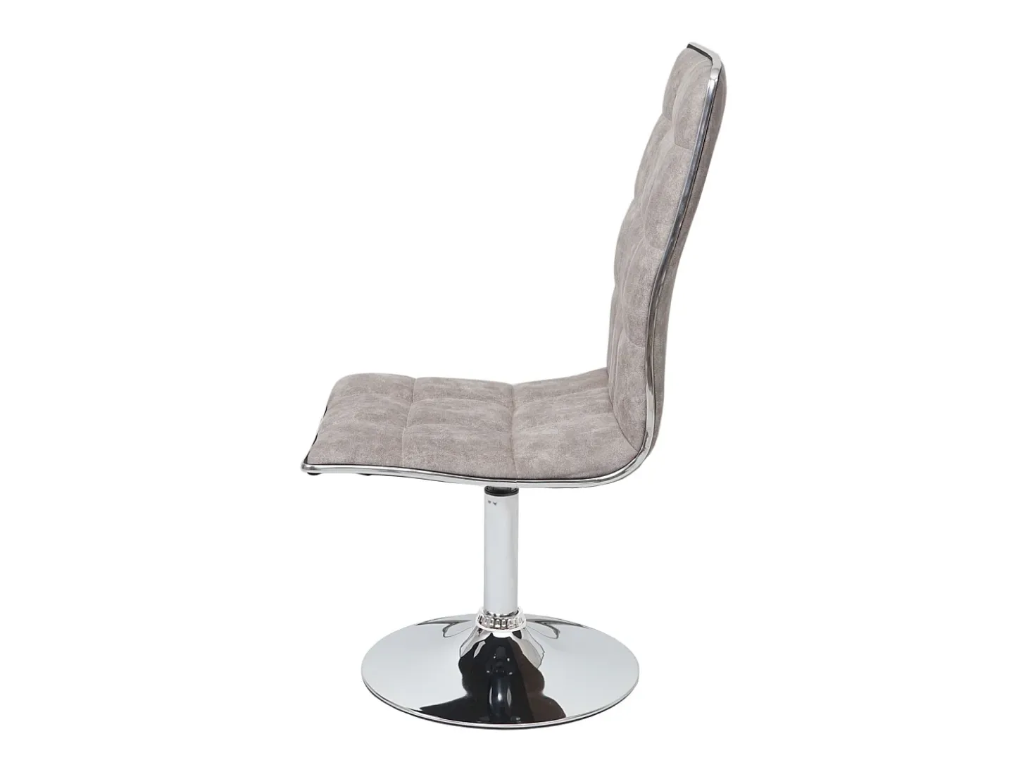 Silla de comedor giratoria MCW-C41, gris vintage